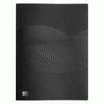 LOT DE 10 - PROTÈGE-DOCUMENTS OSMOSE OXFORD POLYPROPYLÈNE A4 60 POCHETTES - 120 VUES - NOIR