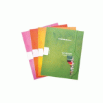 LOT DE 25 - CAHIER DESSIN SCOLAIRE PIQUÉ 7000 17X22 CM 16 PAGES UNI 90 G - ASSORTIS