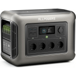 ALLPOWERS - R1500 TRAGBARE POWERSTATION, 1152WH LIFEPO4 BATTERIE MIT 1800W (3000W SPITZE) AC AUSGANG SOLARGENERATOR, 43DB LEISE BETRIEB MOBILE