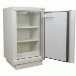 ARMOIRE DE SÉCURITÉ 90 MIN 1 PORTE BLANC/JAUNE - TRIONYX