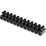 BORNE DE RACCORDEMENT RS PRO 12 PÔLES , 8MM, A VISSER, 2,5MM², 24A ( PRIX POUR PAQUET DE 5 )