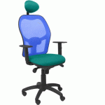 CHAISE JORQUERA AVEC APPUI-TÊTE BLEU/TURQUOISE - PIQUERAS Y CRESPO