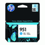 HP 951 CARTOUCHE ENCRE CYAN POUR IMPRIMANTE JET D