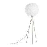 QAZQA - FEATHER - LAMPE DE TABLE TRÉPIED/TRIPODE - 1 LUMIÈRE - H 1550 MM - BLANC - MODERNE - ÉCLAIRAGE INTÉRIEUR - SALON I CHAMBRE I CUISINE I SALLE