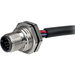 CONNECTEUR PRÉ-CÂBLÉ RS PRO 12 CONDUCTEURS , M12 MÂLE, 300MM ( PRIX POUR 1 )