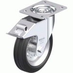 BLICKLE - ROULETTE PIVOTANTE À FREIN Ø 180MM BANDAGE CAOUTCHOUC SBR 170KG - LE-VE 180R-FI