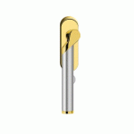 POIGNÉE DE FENÊTRE TARLIGHT F384 -VERROUILLABLE AVEC CLÉ -DORÉ ET SATINÉ -MAIN GAUCHE KARCHER DESIGN