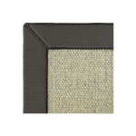 TAPIS SISAL - TULUM ÉCRU - GANSE ANTHRACITE - 200 X 200 CM