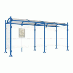 ABRI BUS 5 M PROVINCE 2 BARDAGES LAT. AGORA BLEU 5010 - PROCITY