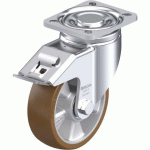 BLICKLE - ROULETTE PIVOTANTE À FREIN Ø 125MM BANDAGE POLYURÉTHANE PU 550KG - LH-ALB 125K-1-FI