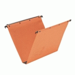 LOT DE 25 - DOSSIER SUSPENDU POUR TIROIRS KRAFT ULTIMATE AZO ELBA FOND 30 MM ORANGE