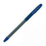 PILOT STYLO À BILLE POINTE EXTRA-LARGE ENCRE BLEUE CORPS CRISTAL AVEC GRIP ANTIDÉRAPANT + CAPUCHON BPS-GP