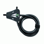 CÂBLE DE VERROUILLAGE AJUSTABLE PYTHON™ - 1,8 M - DIAMÈTRE 8 MM - NOIR MASTER LOCK