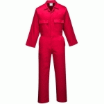 COMBINAISON DE TRAVAIL EURO WORK S999 ROUGE L - PORTWEST