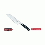 COUTEAU SANTOKU VICTORINOX FORGÉ 17 CM LAME ALVÉOLÉE
