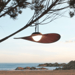 EASY LIGHT BLOOM SUSPENSION BATTERIE IP65 Ø90CM VIN ROUGE