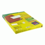 ETIQUETTE ADRESSE LASER 45,7 X 25,4 MM AVERY L7654-100 BLANCHE - BOÎTE DE 4000