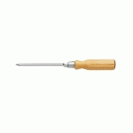 TOURNEVIS PH3 À MANCHE BOIS 8X150MM 270MM - FACOM - ATHH.P3