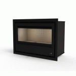 INSERT À BOIS PORTE BATTANTE - KIT VENTILATION ET CADRE 3L - C-695 LAGOS TERMOFOC