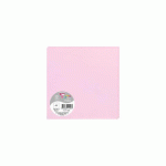 LOT DE 2 - PAQUET DE 25 CARTES SIMPLES POLLEN 160X160MM 210G/M2 - ROSE DRAGÉE