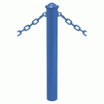 POTELET PROVINCE Ø114 MM CHAINES 2 ANNEAUX AGORA BLEU 5010 - PROCITY