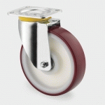 ROULETTE POLYAMIDE PIVOTANTE DIAMÈTRE ROUE 160 MM - TENTE