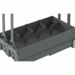 SÉPARATEUR DE BOUTEILLES POUR PANIER IKONA - ANTHRACITE INOXA