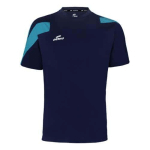 TEE-SHIRT ACTION - ELDERA - MARINE/TURQUOISE