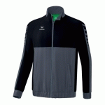 VESTE DE SURVÊTEMENT ENFANT - ERIMA - SIX WINGS GREY/NOIR