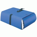 LOT DE 10 - CHEMISE EXTENSIBLE À RABATS OXFORD CLIP AND GO À CLIP DOS 13 CM BLEUE