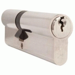 CYLINDRE DOUBLE EUROPÉEN 35X40MM NICKEL - IRONMONGERY