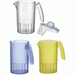 LOT DE 8 - PICHET EN COPOLYESTER 150 CL TRANSPARENT