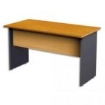 MT INTERNATIONAL BUREAU DROIT MT1 CONFORT PIÉTEMENT PANNEAU MERISIER - DIMENSIONS : L150 X H75 X P67 CM