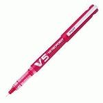 STYLOS ROLLER PILOT HI-TECPOINT V5 RECHARGEABLE POINTE 0,5 MM ROUGE