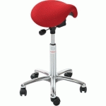 MINI SIÈGE - TISSU 3D - BAS - ROULETTESEASY ROLLING - ROUGE - GLOBAL PROFESSIONAL SEATING