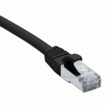 CORDON RJ45 CATÉGORIE 6A F/UTP LSOH SNAGLESS NOIR - 15 M