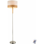 LAMPADAIRE DE SALON SUPPORT LAMPE EN TISSU PLAFONNIER EN BOIS DIMMER DANS UN ENSEMBLE COMPRENANT DES AMPOULES LED RVB