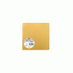 LOT DE 2 - PAQUET DE 25 CARTES SIMPLES POLLEN 135X135MM 210G/M² - OR