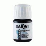 LOT DE 5 - DARWI FLACON DE 30 ML DE PEINTURE SUR VERRE - CARMIN
