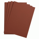 LOT DE 5 - ETIVAL COLOR PAQUET 5F A4 160G - LIE DE VIN