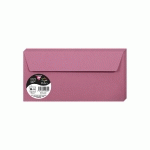 PAQUET DE 20 ENVELOPPES POLLEN 110X220MM 120G/M² - ROSE HORTENSIA - LOT DE 4