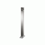 POTEAU INOX 70X70 MM TÊTE PLATE RABATABLE - CROSO