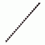 BAGUETTE RELIURE ANNEAUX PLASTIQUE PAVO 8 MM NOIRE - BOÎTE DE 100