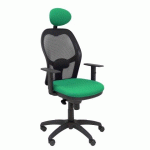 FAUTEUIL DE BUREAU JORQUERA - DOSSIER MAILLE - VERT ÉMERAUDE