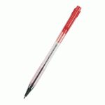 LOT DE 6 - STYLO BILLE PILOT BPS-MATIC RÉTRACTABLE POINTE 0,7 MM - ÉCRITURE FINE ROUGE