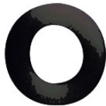 RONDELLES DE CALAGE Ø14 MM ÉPAISSEUR 3 MM EN PVC NOIR - BOITE DE 50 TORBEL