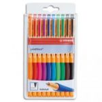 STABILO POCHETTE DE 10 ROLLERS POINT VISCO ASSORTIS DE 1099/10