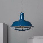 LEDKIA - SUSPENSION MÉTAL JAGGER BLEU