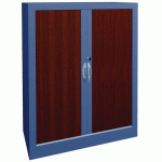 ARMOIRE À RIDEAUX 80 X 102 CM MERISIER/ALU - MANUTAN COLLECTIVITÉS