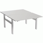 BUREAU DROIT BENCH 2 PLACES 180 CM - BLANC - ROBBERECHTS